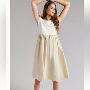 Anthropologie Maeve Babydoll Midi Dress